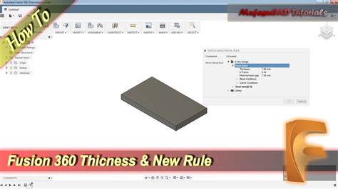 360 sheet metal products|sheet metal thickness fusion 360.